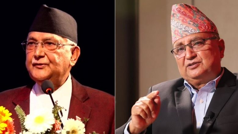 प्रतिनिधिको हिसाब–किताब गर्दै केपी ओली र ईश्वर पोखरेल